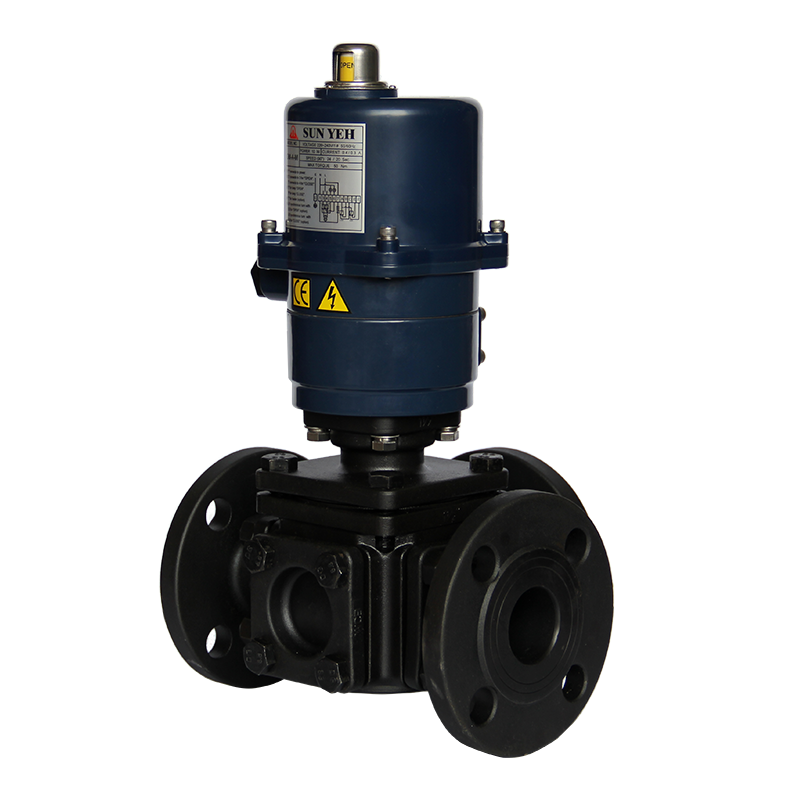 SUNYEH電動(dòng)三通碳鋼球閥 SUNYEH電動(dòng)三通碳鋼球閥